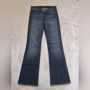 7 For All Mankind Bootcut Jeans Womens Sz 27 Flare Denim Blue